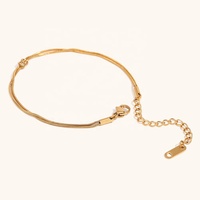 Dingran accessoires de mode concepteur sans ternissement Double couche torsadé serpent chaîne Bracelets plaqué or Couple bijoux