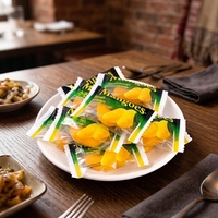 Bonbons gélifiés aux fruits de haute qualité en forme de mangue, saveur mangue, assortiment de fruits pelés, pour les fêtes