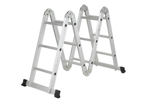 150Kg Max Belasting 12-stappen Aluminium Vouw Multifunctionele Multifunctionele Trapladder - Product Image 2