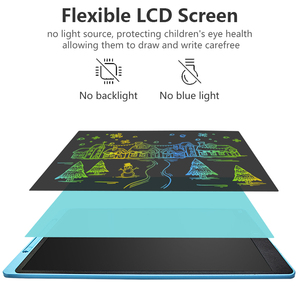 Venta al por mayor niños juguetes de dibujo tableta gráfica tamaño grande blocs de notas <span class=keywords><strong>pizarra</strong></span> mágica para niños tableta de escritura LCD 20 pulgadas - Product Image 4