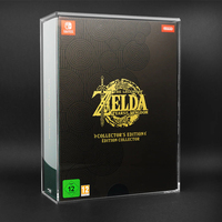 Vitrine de jeu vidéo en acrylique pour PS3 PS4 PS5 SNES N64 GameBoy Box Protector Clear Hard Game Storage Case
