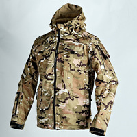 Chine Veste camouflage à capuche Cema Veste softshell imperméable Vêtements tactiques Veste de combat