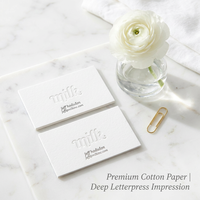Cartes de visite de luxe en relief sur papier coton, gaufrage à sec, impression profonde, logo personnalisé, option dorure à chaud, fabrication OEM, vente en gros