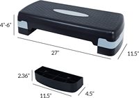 Plataforma de paso aeróbico totalmente ajustable para gimnasio en casa Fitness accesorio de ejercicio corporal