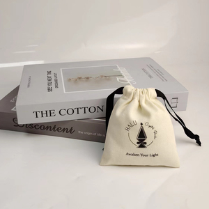Bolsas de Algodón Reutilizables Personalizadas al por Mayor para Joyería, Zapatos, Almacenamiento de Cosméticos, Logotipo Personalizado, a Prueba de Polvo, Ecológicas, con Cordón - Product Image 3