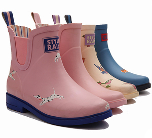 Wholesale Ladies Girls Unisex Low Cut Silicone <strong>Uk</strong> Winter Rubber Rain <strong>Shoes</strong> for <strong>Women</strong> - Product Image 1