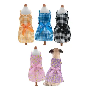 Falda cómoda de verano para perros y gatos, falda fina para mascotas, venta directa al por mayor, Primavera/Verano