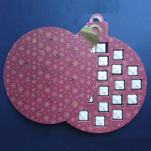 Especificaciones Buen precio Forma redonda Calendario de Adviento con 24 espacios - Product Image 2