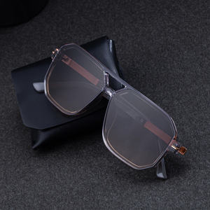 Gafas de sol KAJILA al por mayor, de moda, elegantes, de diseño, con logotipo personalizado, montura cuadrada, <span class=keywords><strong>doble</strong></span> viga, protección UV400, para hombre. - Product Image 3