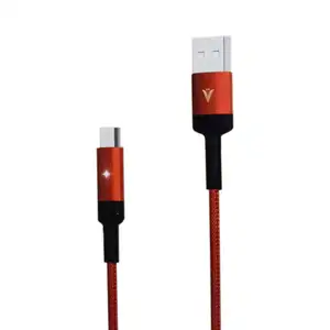 Venta al por mayor Cable de carga USB V03 Cables de datos de carga rápida 2.4A Led APO (apagado automático) Cargador de teléfono USB