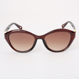 Lunettes de soleil tendance pour femmes OEM, protection UV400, monture PC à bordure complète, verres AC, couleur Pantone disponible, emballage personnalisé, style œil de chat - Product Image 2