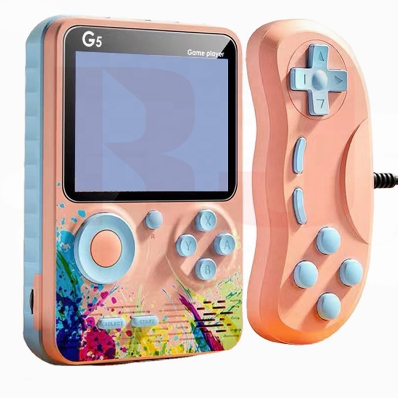Портативная ТВ-приставка для видеоигр, портативная 500 игр, мини-Ретро Классическая игровая консоль g5 с проводным геймпадом