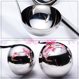 สแตนเลสครัวร้านอาหารอุปกรณ์วัดทัพพีซุป - Product Image 4