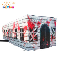 WINSUN Jeu gonflable Zombie Accessoires de salle d'évasion Escape Room
