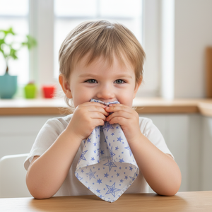 Fazzoletto da Taschino con Motivo a Stelle, Stile Moderno in Cotone per Banchetti, Vendita all'Ingrosso - Product Image 1