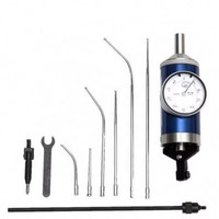Kit de jauge de centrage coaxiale TEBAK pour usinage par fraisage, 0-3 mm, précision 0,01 mm, indicateur à cadran, localisateur de centre