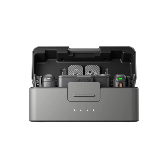 Original DJ I Mic 3 (2 TX + 1 RX + Charging Case) Wireless Microphone Professional Dual-File 32-bit Float Internal Record