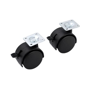 ล้อเลื่อนสำหรับเก้าอี้สำนักงานแบบปรับได้ ทำจากโลหะผสม แข็งแรงทนทาน สำหรับขาย ขาเฟอร์นิเจอร์ - Product Image 1