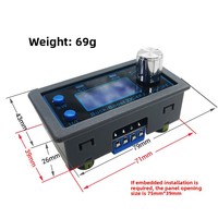 Alimentation électrique stabilisée à tension réglable CNC 4KX programmable avec écran couleur pour la charge solaire DIY