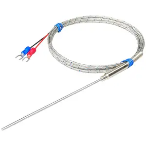 Thermo element vom Typ HY k 1200c Flexibler mineral isolierter Thermoelement-Einsatz Typ 0-1300C Gepanzerter ummantelter Temperatur sensor