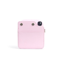 Sac en cuir rétro pour appareil photo Polaroid Mini 13, avec boucle magnétique et poche arrière