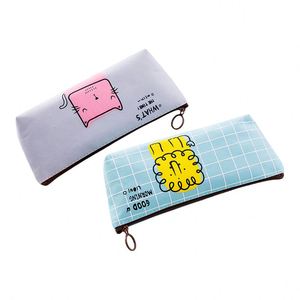 Big Capacity Cartoon Pencil Case Multicolored Pencil <b>Bag</b> Portable Custom Printing LOGO for Kids Student <b>School</b> Office Supplies - Product Image 2