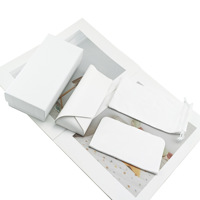 Étui à lunettes de soleil blanc élégant, kit d'emballage personnalisé, boîte en cuir portable avec pochette et chiffon de nettoyage pour marque privée