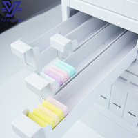 Armoire de rangement argentée Yushuoda pour blocs de paraffine, 28 tiroirs, capacité 5600 blocs, OEM, pour laboratoire d'histologie et de pathologie