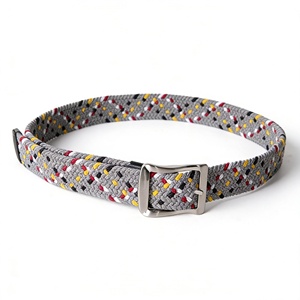 Cinturón de Golf Casual para Hombre, Nuevo Modelo <span class=keywords><strong>2026</strong></span>, Material de Poliéster Suave, Sin Perforaciones, Hebilla de Pin, Elástico y Trenzado, para Uso Diario - Product Image 2