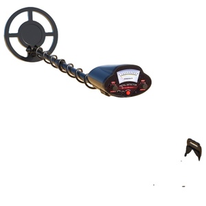 Detector de Metales con Bobina de Búsqueda de 25 cm, Plástico Negro y Rojo, Uso para Adultos, Alta Sensibilidad, Buscador de Monedas, Nivel Básico - Product Image 1