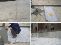Membrane imperméable en polyéthylène et polypropylène pour entrepôt et sous-sol, matériau composite anti-humidité, garantie 5 ans