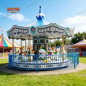 Manèges de chevaux de carrousel pour enfants, style chinois, pour parcs d'attractions, fêtes foraines et centres commerciaux - Product Image 2