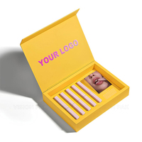 Emballage en carton écologique avec logo personnalisé, fermeture magnétique, boîte cadeau en papier noir pliable avec fermeture magnétique pour chaussures