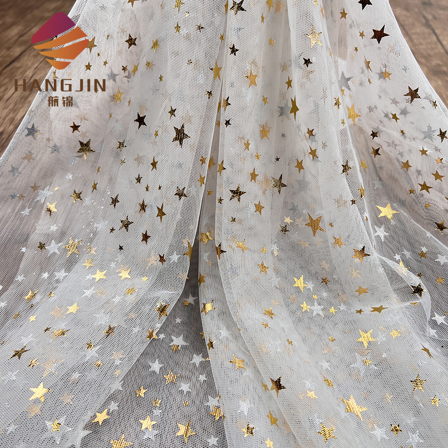 Wholesale Star Glitter Mesh Fabric Gradient Design Options | Alibaba.com