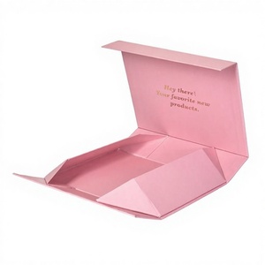Custom Cute <b>Pink</b> <b>Gift</b> Mailing Postal Package Cardboard Carton Packaging Paper Boxes Clothes Box - Product Image 1