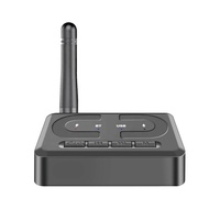 Récepteur audio sans fil 6.0, adaptateur BT à une touche pour voiture, micro AUX RCA 3,5 mm stéréo HIFI, prend en charge les lecteurs USB U-Disk pour amplificateur de haut-parleur