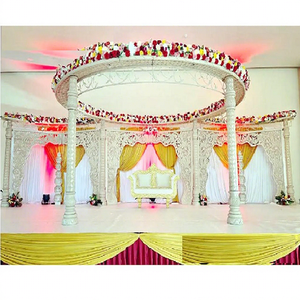 Décoration de mandap en fibre de verre pour une grande soirée de mariage, installation de mandap en fibre de verre impressionnante pour une soirée de mariage, fusion de soirée de mariage, mandap en fibre de verre Sydney - Product Image 1