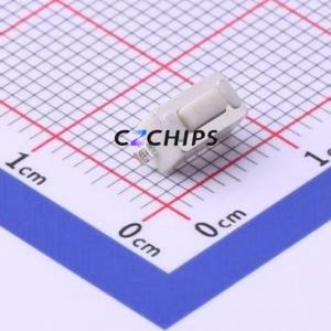 TS-1001T-AC04326 Tactile Switch SMD,6x3.5mm Switch Single Pole Single Throw Rectangle Button 2.6N Vertical Mount - Product Image 1