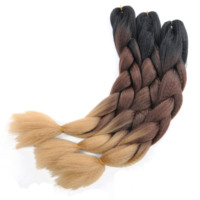 Tresses Jumbo, Extension de cheveux synthétiques pour tressage, pour femmes africaines et américaines noires