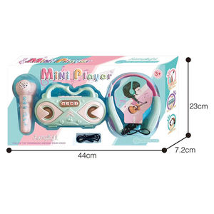 Radio éducative pour enfants avec microphone, écouteurs et câble audio, lecteur de musique portable connectable au téléphone, cadeau pour enfants - Product Image 2