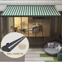 Auvent rétractable motorisé et étanche pour l'extérieur, Cassette complète pour Pergola, offre spéciale
