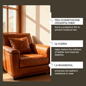 Nouvelle crème de soin du <span class=keywords><strong>cuir</strong></span> à la lanoline pour meubles, nettoyage doux, hydratation, <span class=keywords><strong>entretien</strong></span>, éclaircissement, rénovation - Product Image 3