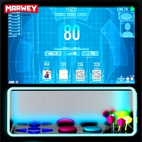 Marwey Machine de jeu de fléchettes d'arcade électronique commerciale à pièces populaire Machine de jeu de fléchettes de divertissement de sport d'intérieur