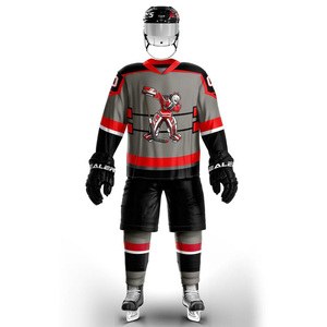 Uniformes de Hockey sobre Hielo de Alta Calidad para Equipos Masculinos, Conjunto de Uniformes Personalizados al por Mayor, Camisetas de Hockey Sublimadas y Cosidas OEM - Product Image 2