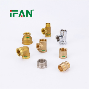 Conectores <span class=keywords><strong>de</strong></span> Latón IFAN <span class=keywords><strong>para</strong></span> Tuberías, Rosca Hembra y Macho, Conector <span class=keywords><strong>de</strong></span> Plomería <span class=keywords><strong>de</strong></span> 1/2 Pulgada, Adaptador <span class=keywords><strong>de</strong></span> Unión <span class=keywords><strong>de</strong></span> Codo <span class=keywords><strong>de</strong></span> <span class=keywords><strong>Cobre</strong></span>, Accesorios <span class=keywords><strong>de</strong></span> Latón - Product Image 1