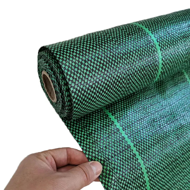 Green weedmat ground cover garden landscape fabric mulching film agricultural plastic weed mat