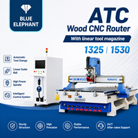 Routeur CNC ATC industriel 1500x3000mm pour le travail du bois, modèle 1325 1530, avec table à vide pour la ligne de fabrication de meubles en panneaux