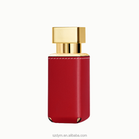 Étui de luxe élégant en cuir PU pour vaporisateur de parfum, pochette de rangement pour huiles essentielles, sac à cosmétiques pour rouge à lèvres