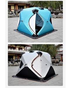 Tente de sauna d'hiver <span class=keywords><strong>pop</strong></span>-up à 4 couches, tente de pêche sur glace, tente de camping automatique, tente de pêche en plein air, 2 à 4 personnes, portable - Product Image 5
