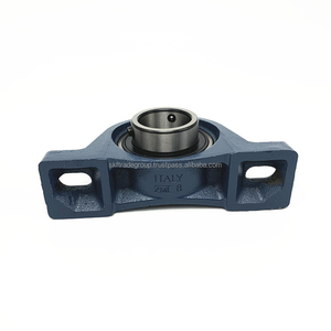 Support de palier UCP214 avec roulement à billes P214 et vis de réglage dans l'anneau intérieur - Product Image 1